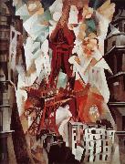 Delaunay, Robert Red Tower France oil painting artist